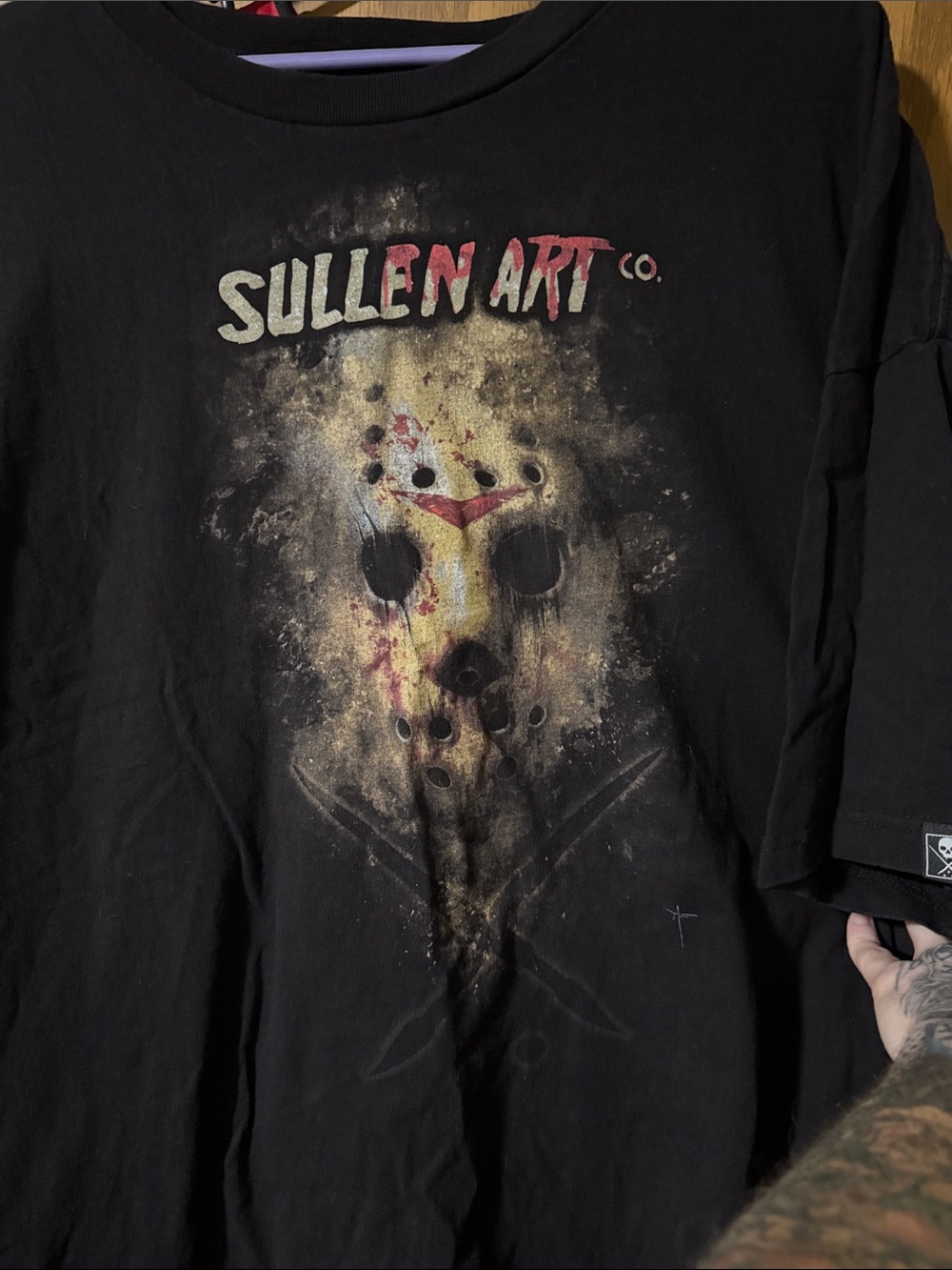 Sullen Art Co. Men's Black Graphic Short Sleeve Tee